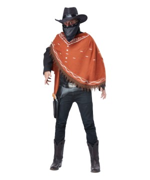 Gruesome Outlaw Felon Cowboy Men Costume