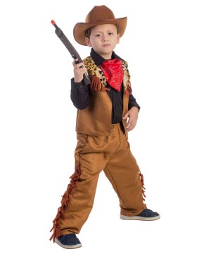 Wild West Rodeo Cowboy Boys Costume